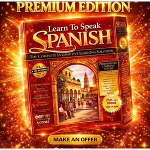 Learn To Speak Spainish The Complete Interactive Learning Solution 5 CD Set OB